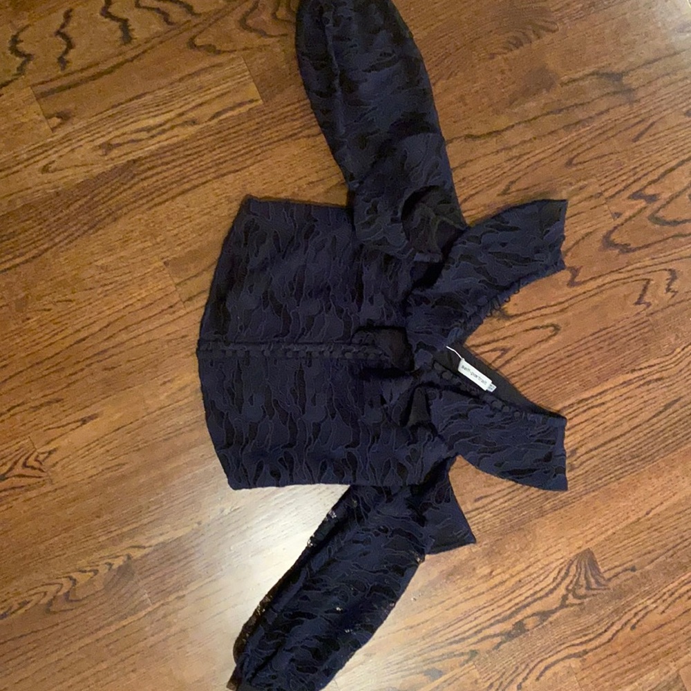 Self portrait duffle off shoulder cut out top